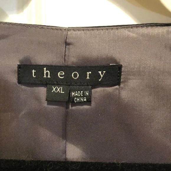 Theory Men’s Grey Wool Waist Coat / Vest- Size XXL (fits 46-48R) - Picture 5 of 8